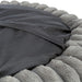 Trixie Hondenmand Lonni Rond Brede Ribstof Antraciet 50X50X12 Cm