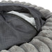 Trixie Hondenmand Lonni Rond Brede Ribstof Antraciet 50X50X12 Cm