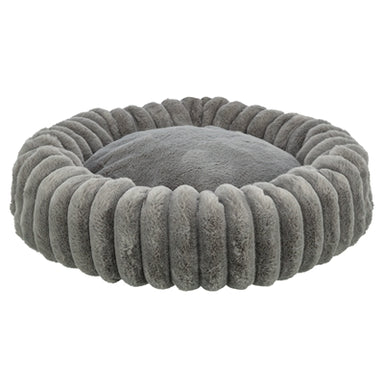 Trixie Hondenmand Lonni Rond Brede Ribstof Antraciet 50X50X12 Cm