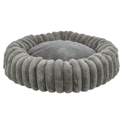 Trixie Hondenmand Lonni Rond Brede Ribstof Antraciet 50X50X12 Cm