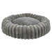 Trixie Hondenmand Lonni Rond Brede Ribstof Antraciet 50X50X12 Cm
