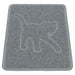 Trixie Kattenbakmat Kattensilhouet Pvc Lichtgrijs 48X35 Cm