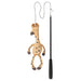 Trixie Kattenhengel Telescopisch Grote Katten Met Giraffe Bruin 106 Cm
