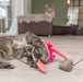 Trixie Kattenhengel Telescopisch Grote Katten Met Flamingo Roze 106 Cm