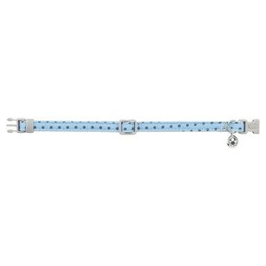Trixie Kattenhalsband Stippen Motief Blauw 20-30X1 Cm