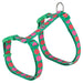 Trixie Kattentuigje Met Riem Flower Power Motief Assorti 35-59X1,3 Cm