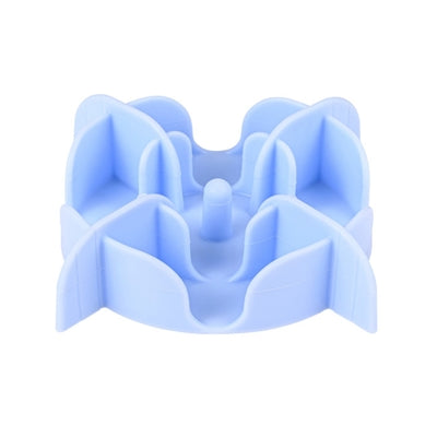 Zolux Slowfeeder / Inzet Stuk Voor Voerbak Silicone Blauw 13,5X13,5X3,5 Cm
