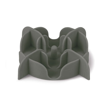 Zolux Slowfeeder / Inzet Stuk Voor Voerbak Silicone Grijs 13,5X13,5X3,5 Cm