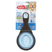 Zolux Voerschep 2 In 1 Schep / Afsluitklem Silicone Blauw 19,5X10X4 Cm