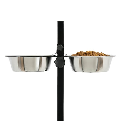 Zolux Voerstandaard Voerbak / Waterbak Verstelbaar Rvs 2X1,5 Ltr 21 Cm 51X45X26,5