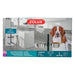 Zolux Voerstandaard Voerbak / Waterbak Verstelbaar Rvs 2X1,5 Ltr 21 Cm 51X45X26,5