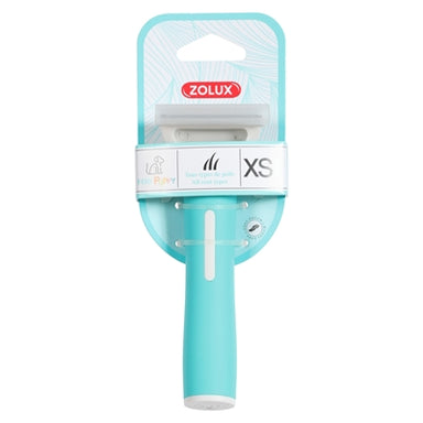 Zolux Anah Carding Super Brush Puppy Blauw / Wit 5X5,5X14,5 Cm