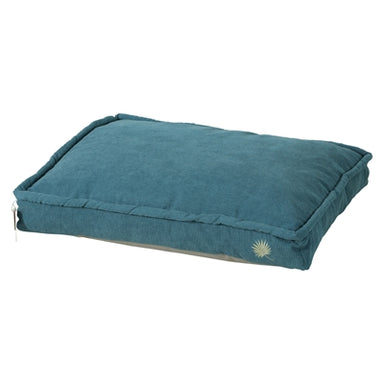 Zolux Hondenkussen Toscane Hoekig Gerecyclede Vulling Blauw 70X50X14 Cm
