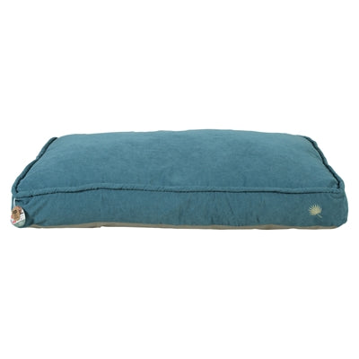 Zolux Hondenkussen Toscane Hoekig Gerecyclede Vulling Blauw 70X50X14 Cm