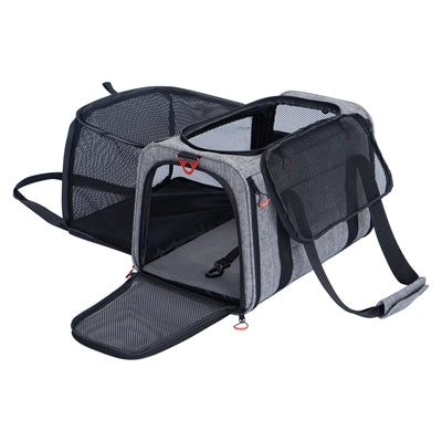 Zolux Reismand Hond / Kat Uitbreidbaar Maximaal 6 Kg Grijs / Zwart M 50X43X26,5 Cm <6Kg