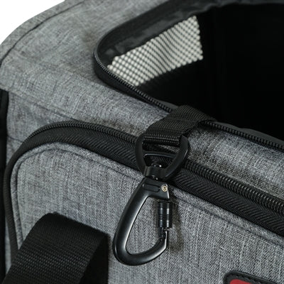 Zolux Reismand Hond / Kat Uitbreidbaar Maximaal 8 Kg Grijs / Zwart  L 58X49X29 Cm <8Kg