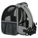 Zolux Kattentas Rugtas Maximaal 8 Kg Grijs / Zwart 30X25,5X42 Cm