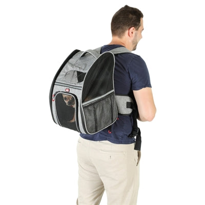 Zolux Kattentas Rugtas Maximaal 8 Kg Grijs / Zwart 30X25,5X42 Cm