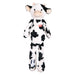 Zolux Furry Farm Koe Isache Pluche Met Touw Wit / Zwart 32X21X6 Cm