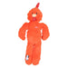 Zolux Furry Farm Haan Brock Pluche Met Touw Oranje 36,5X16X6 Cm