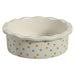 Zolux Voerbak Cosy Gestipt Keramiek Wit 10X10X3,5 Cm 100 Ml