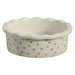 Zolux Voerbak Cosy Gestipt Keramiek Wit 10X10X3,5 Cm 100 Ml