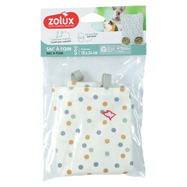 Zolux Hooizak Cosy Gestipt Wit 29X19 Cm