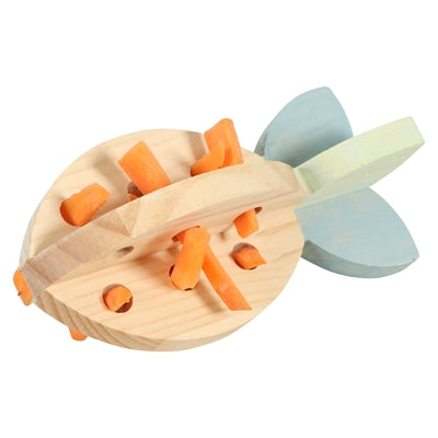 Zolux Fourageerwortel Cosy Snack Houder Hout 13,5X7X7 Cm