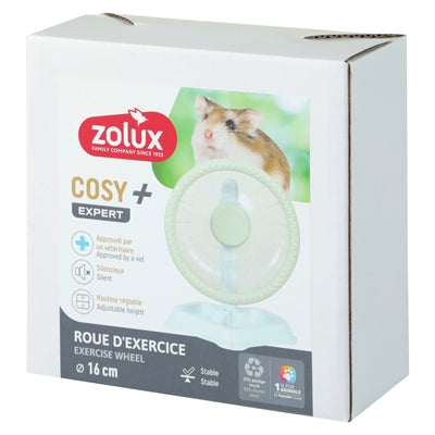 Zolux Looprad Cosy Geruisloos Op Standaard Kunststof 20,5X16,5X13 Cm