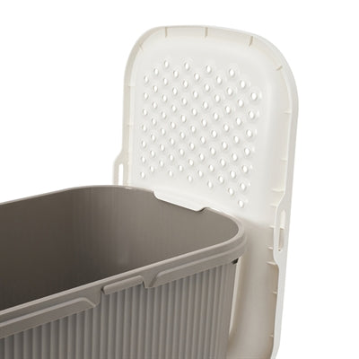 Savic Kattenbak Ease-In Wit / Mokka 58X39X39 Cm