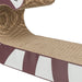 Trixie Xmas Krabplank Candy Cane Kerststok Donkerrood / Wit 42X21,5X13 Cm