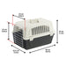 Ferplast Atlas 10 Vervoersbox Wit / Antraciet 48X32,5X29 Cm