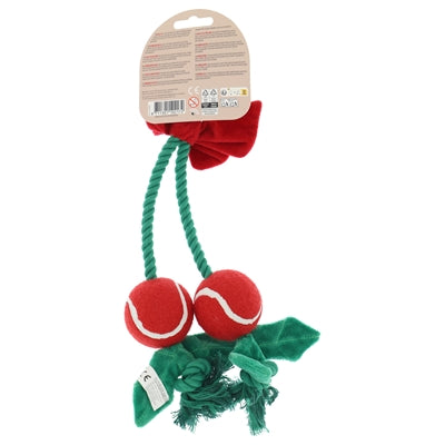 Roseline Rosewood Holly Jolly Flostouw Met Twee Tennisballen 34X23X7 Cm