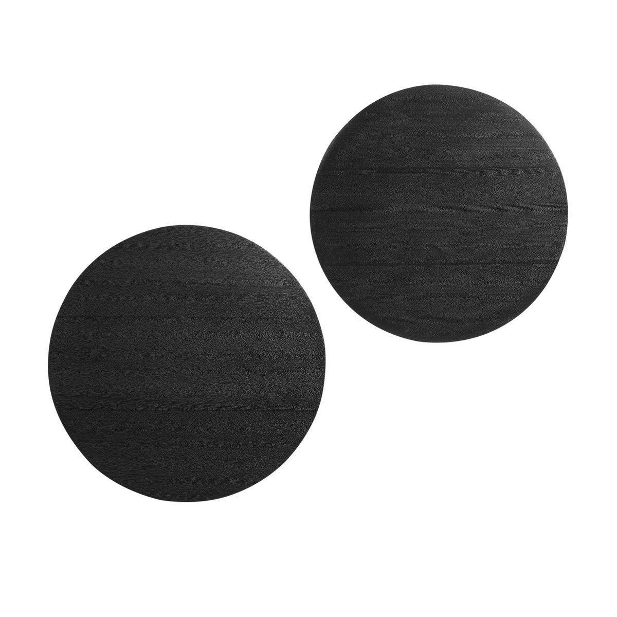 Salontafel set van 2 zwart