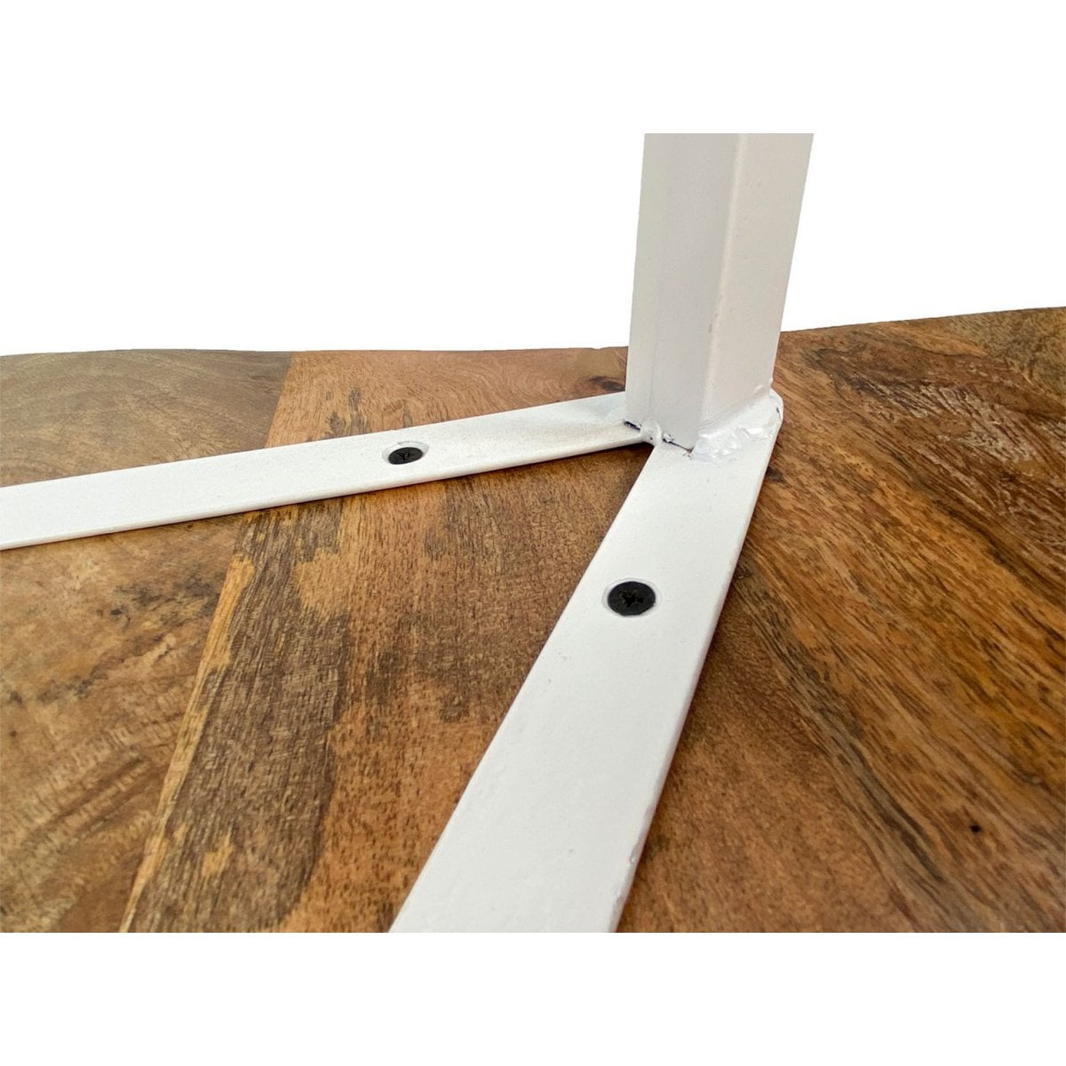 Salontafel set 2-delig woonkamertafel bijzettafel Paris metalen frame zwart wit of antiek zilver