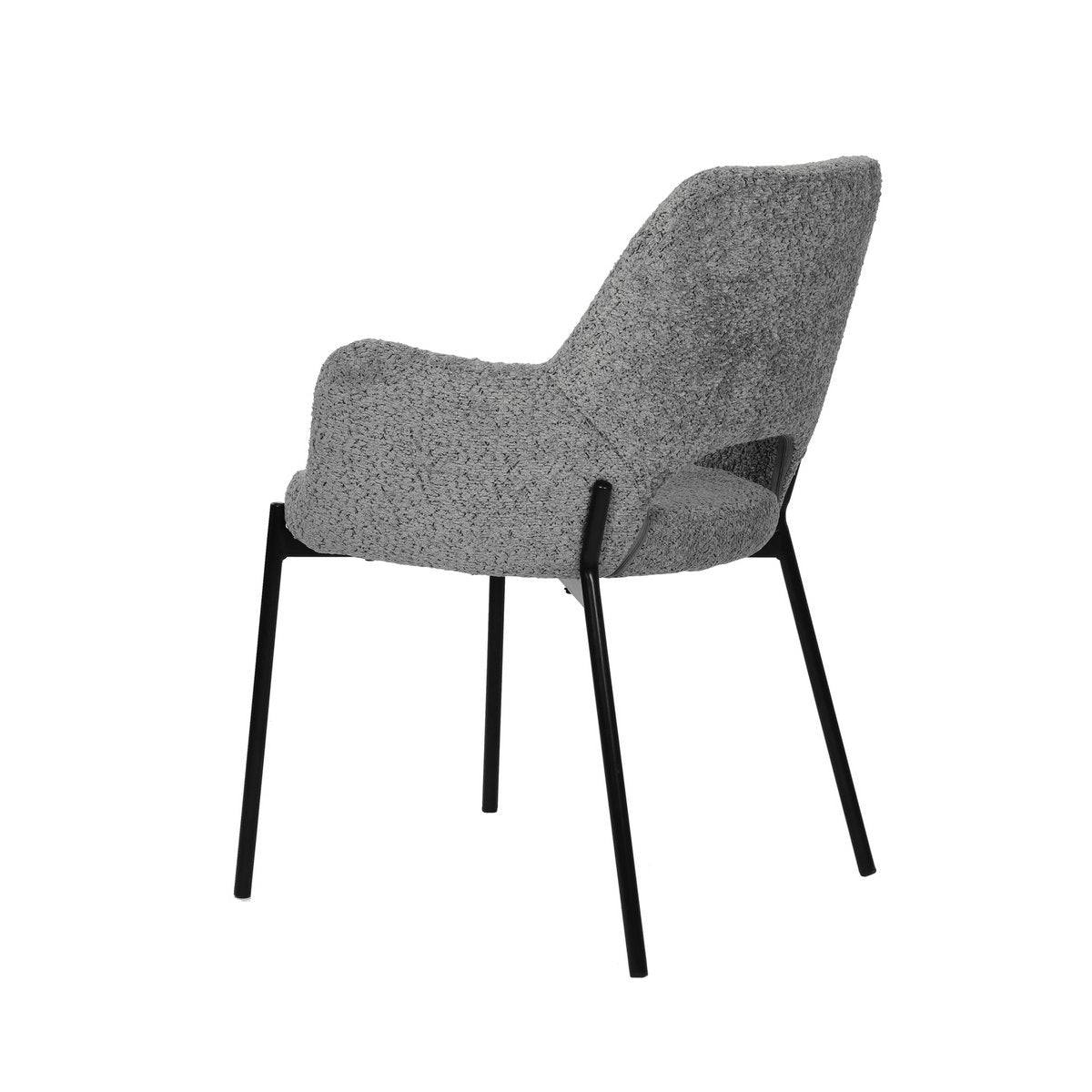 Fauteuilset van 2 met uitgesneden rugleuning