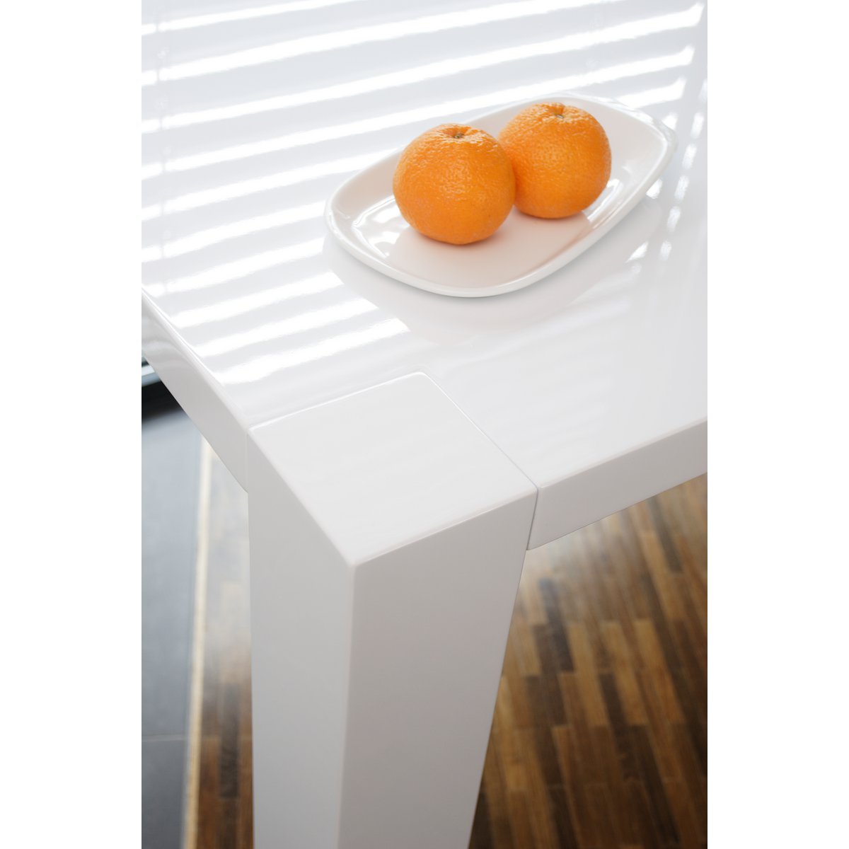 Eettafel 200x100x76 cm wit