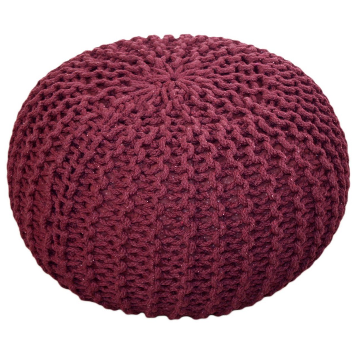 Pouf Ø 55 H 37 H 37 brei -kruk stoel pouf vloerkussen duurzaam