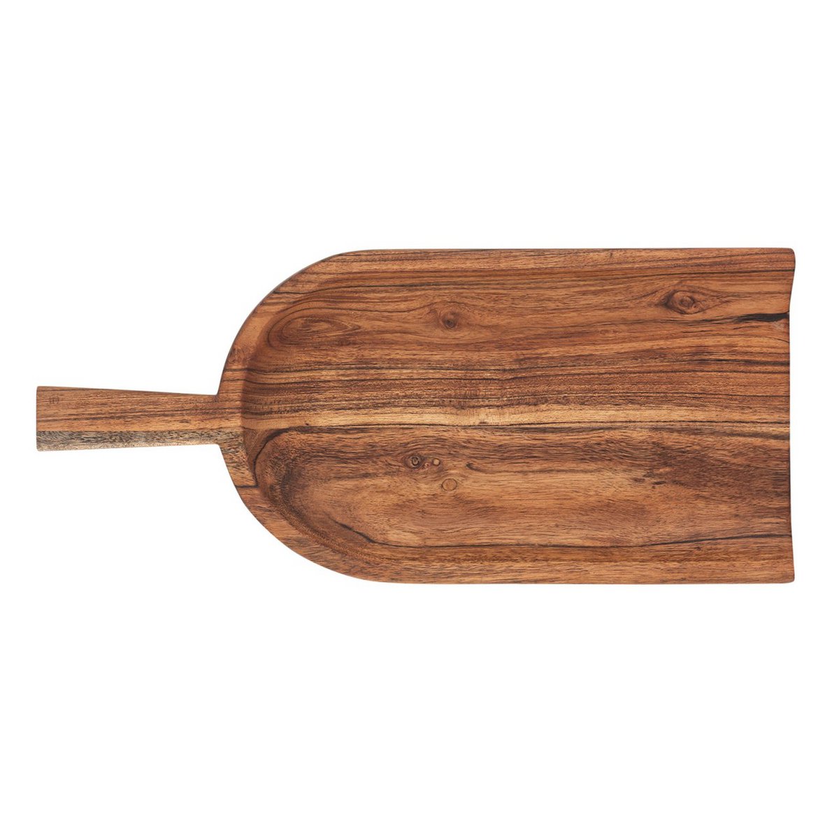 Houten schopdecoratie schop hout 45x20cm kom acacia massief