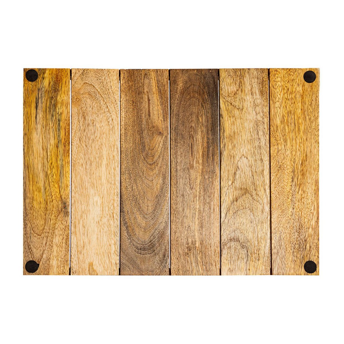 Houten lade serveerlade xxl 57x39cm lade houten decoratietablet gemaakt van mango houten vast