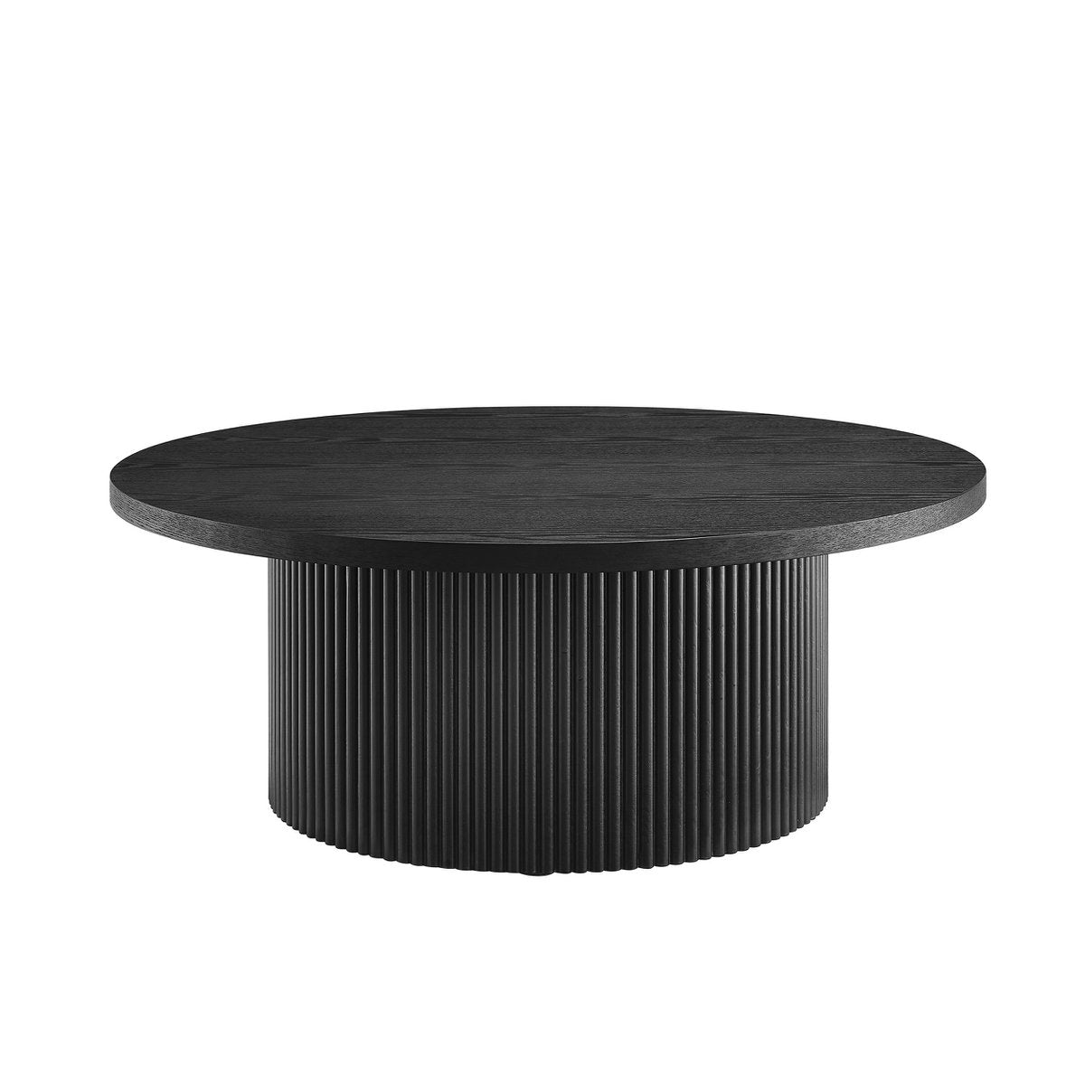 Salontafel Ø 85 cm zwart