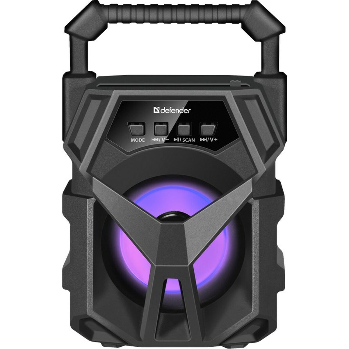 Dankzij de draagbare Bluetooth®-luidsprekers Defender G98 Zwart Multi 5 W