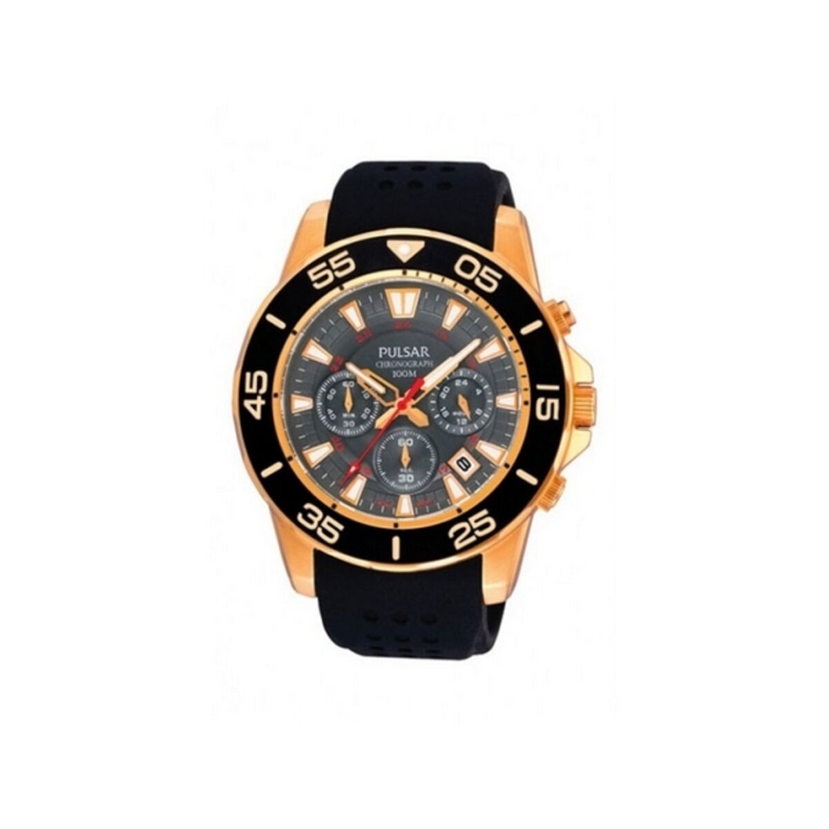 Horloge Heren Pulsar Zwart (Ø 45 mm)
