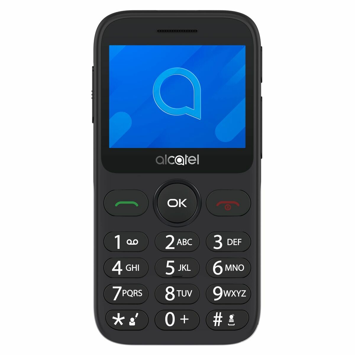 Mobiele Telefoon Alcatel 2020X 4 mb ram Zwart 16 GB RAM Zilverkleurig
