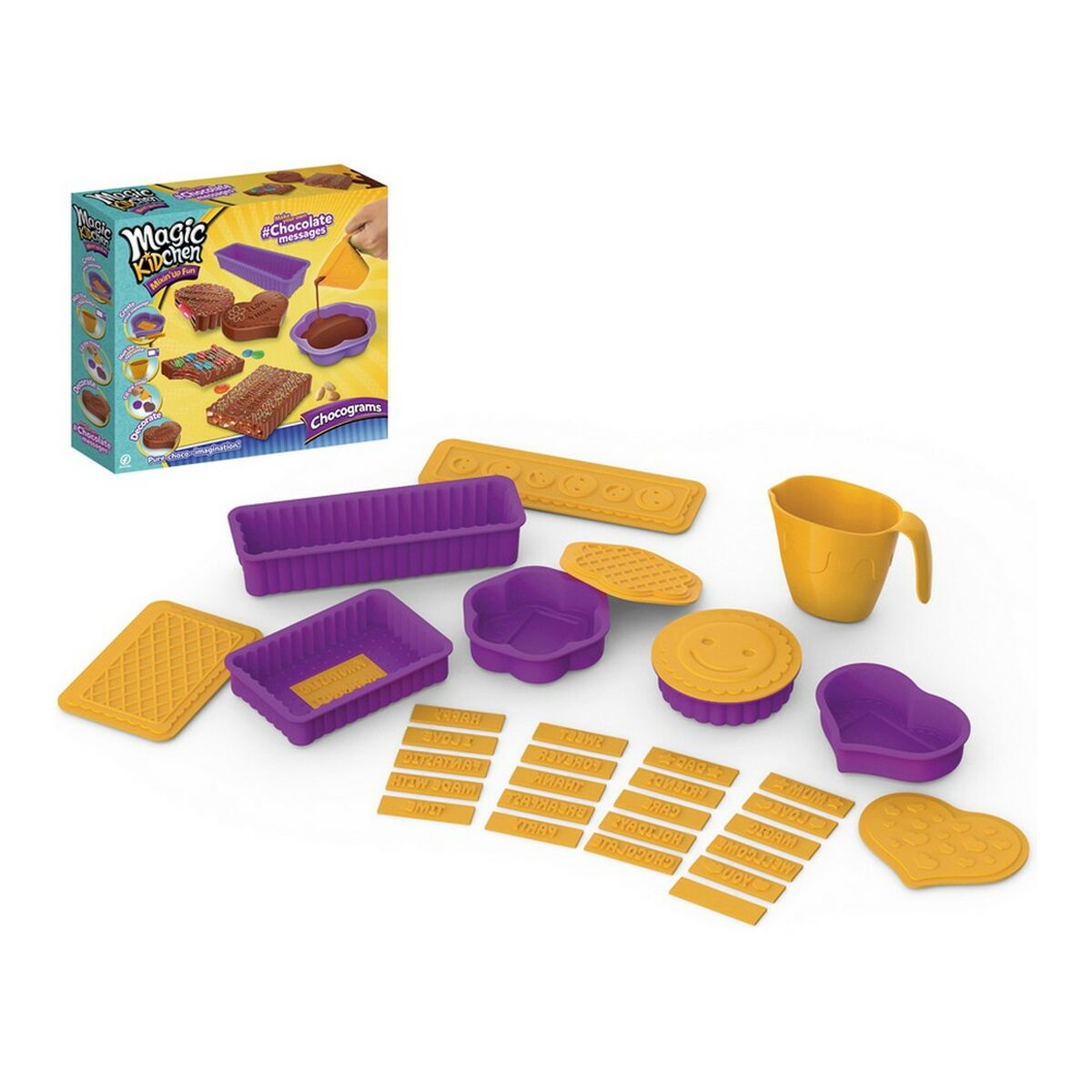 Set met cakevormen Magic Kidchen Plastic (24 x 22 cm)