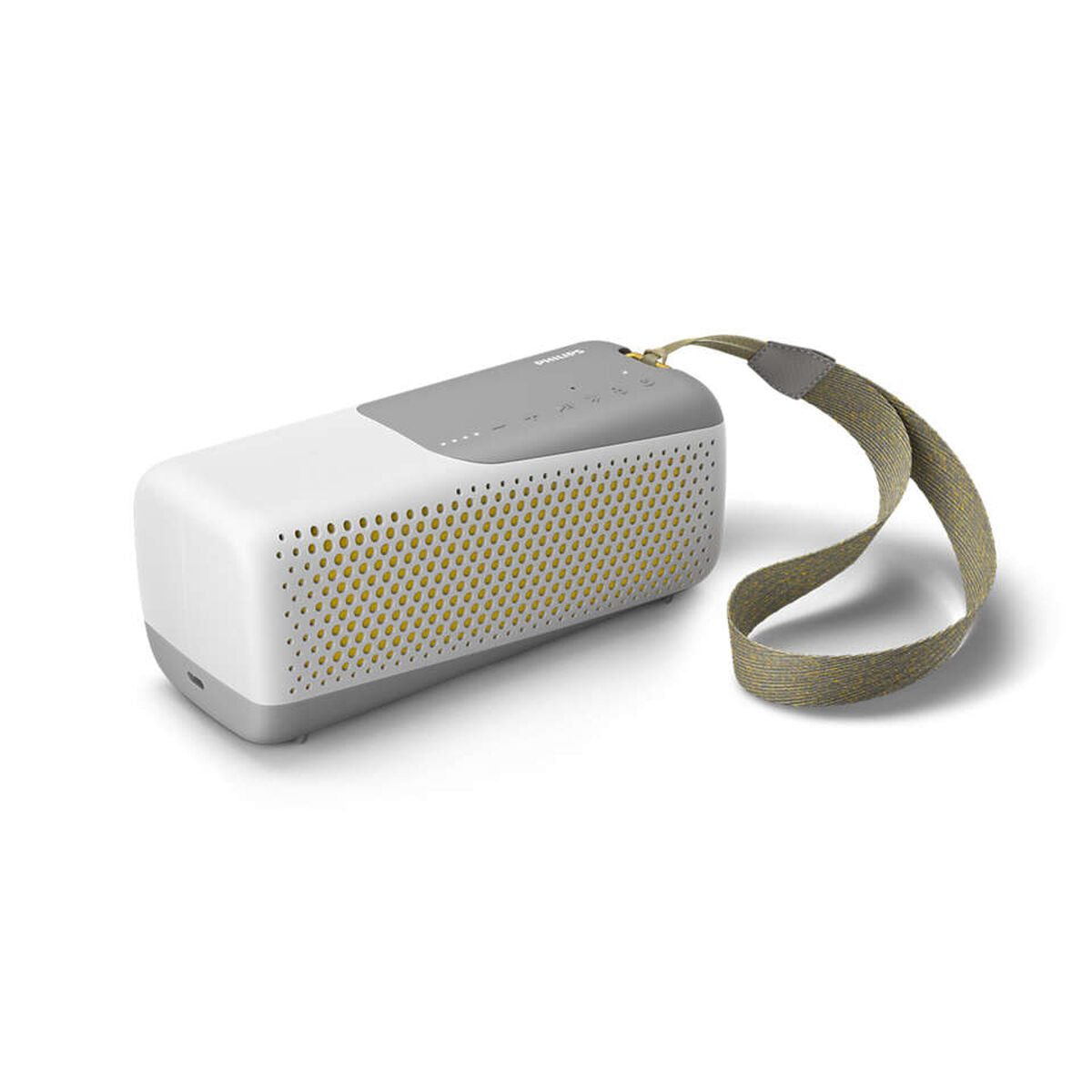 Dankzij de draagbare Bluetooth®-luidsprekers Philips Wireless speaker Wit