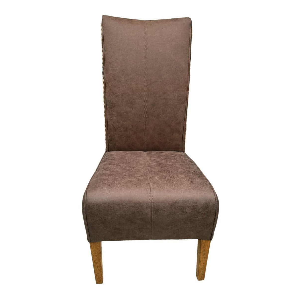 Stoelen van eetkamer gestoffeerde stoel Rattan -stoel Sidney gestoffeerde lederen optieknootmus