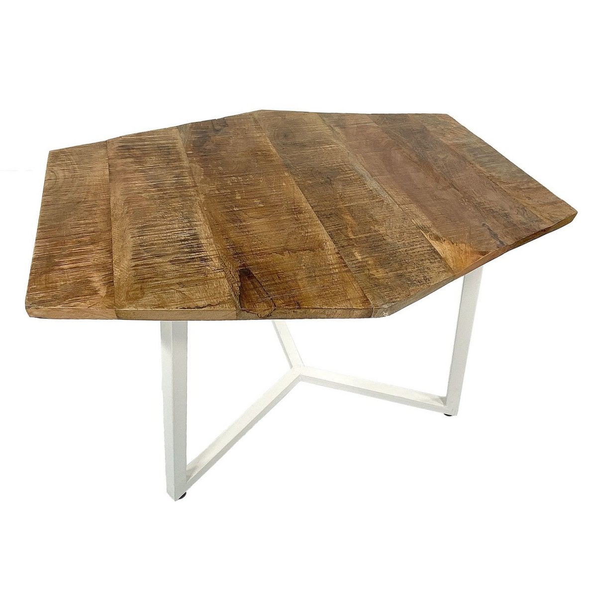 Salontafel set 2-delig woonkamertafel bijzettafel Paris metalen frame zwart wit of antiek zilver