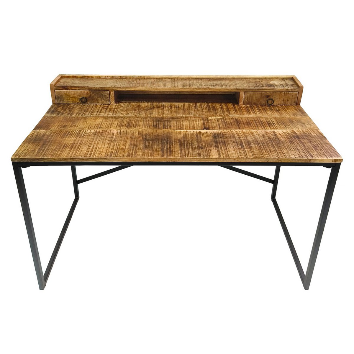 Bureau computer tabel 120x88x55cm Liverpool metalen frame zwart