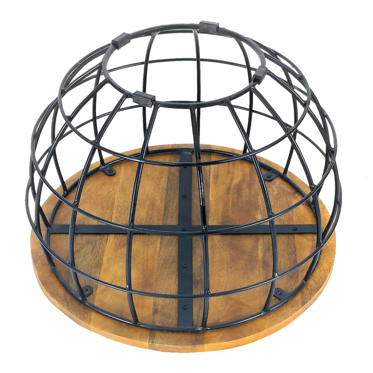 Bijzettafel Duurzame salontafel Woonkamer Tafel Ronde Lexington Ø 55 cm Metalen frame Solid